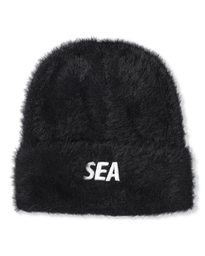 shaggy knit cap