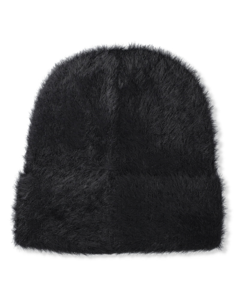 shaggy knit cap
