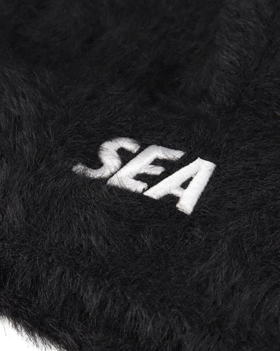 shaggy knit cap