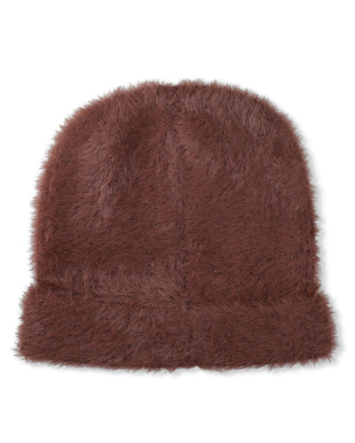shaggy knit cap
