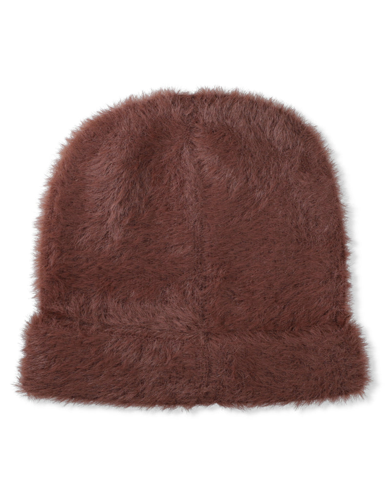 shaggy knit cap
