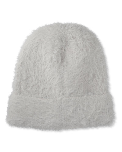 shaggy knit cap