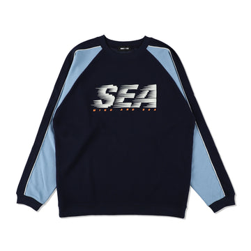 Motion Logo L/S Waffle Tee / NAVY