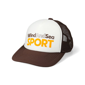 WDS SPORT LOGO MESH CAP / BROWN