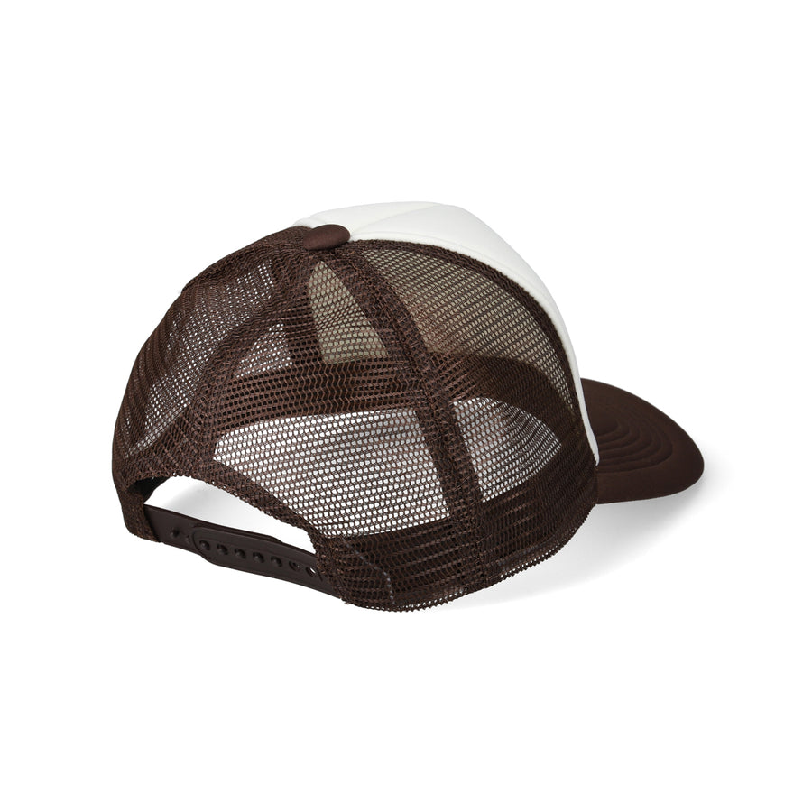 WDS SPORT LOGO MESH CAP / BROWN