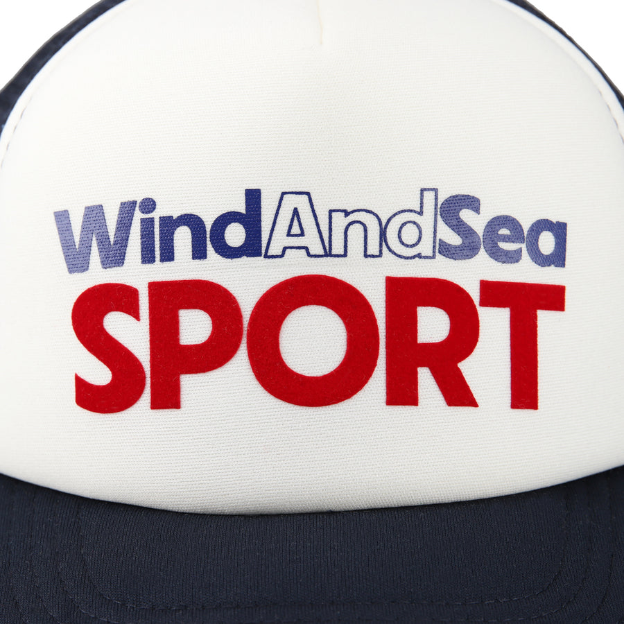 WDS SPORT LOGO MESH CAP / NAVY