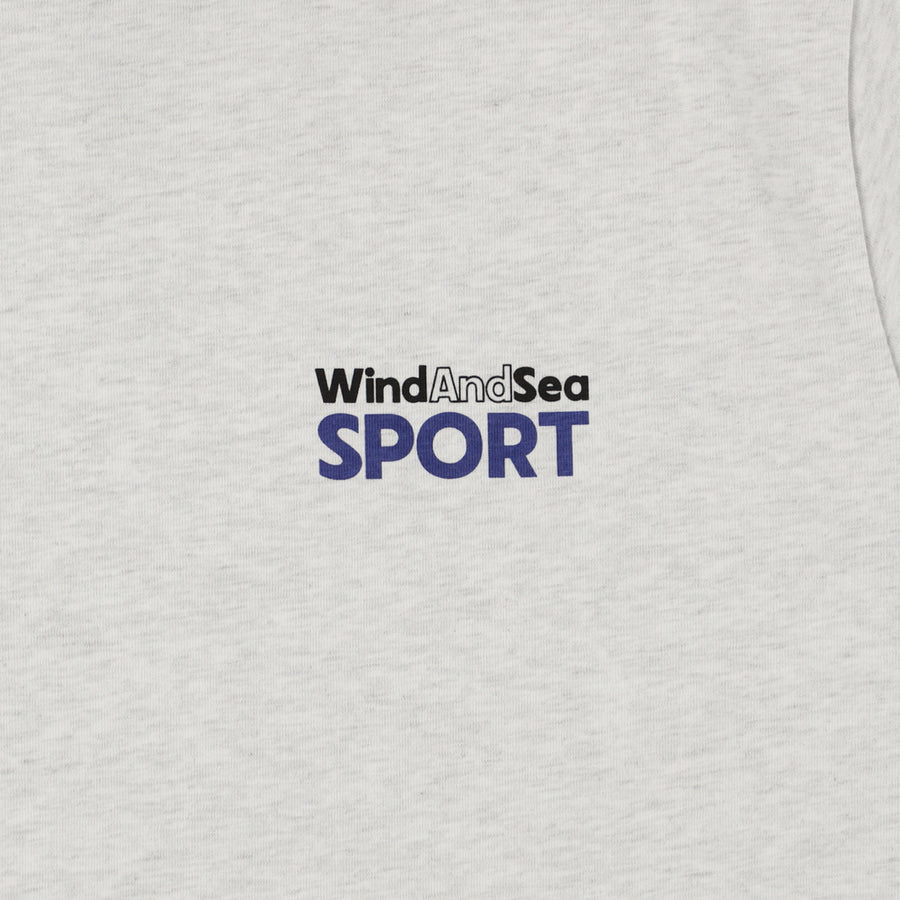 WDS SPORT LOGO TEE / ASH