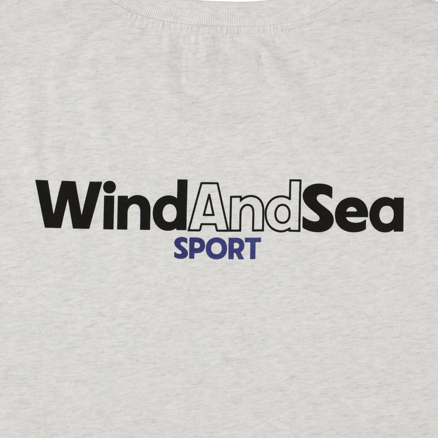 WDS SPORT LOGO TEE / ASH