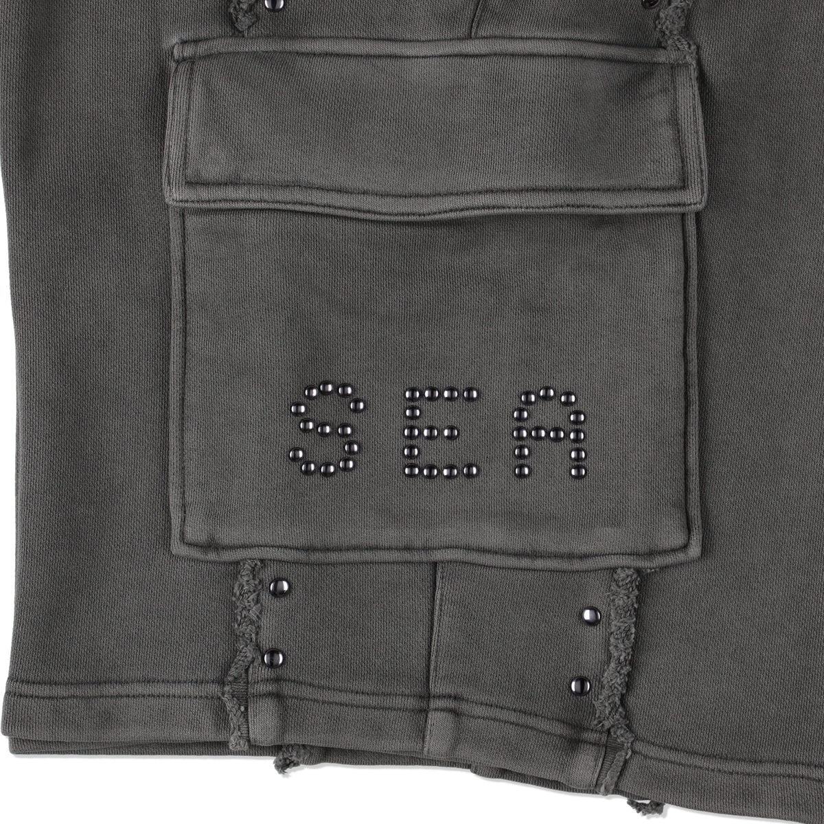 Sulfer Acid Studs Sweat Short