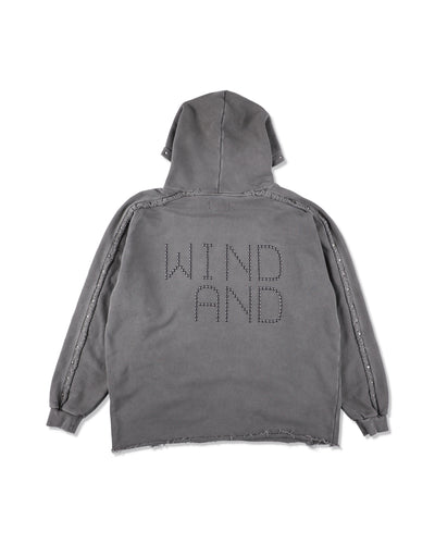 Sulfer Acid C-off Hooded sweatshirt