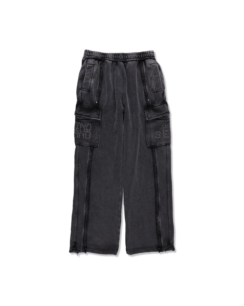 Sulfer Acid Baggy Cargo Pant