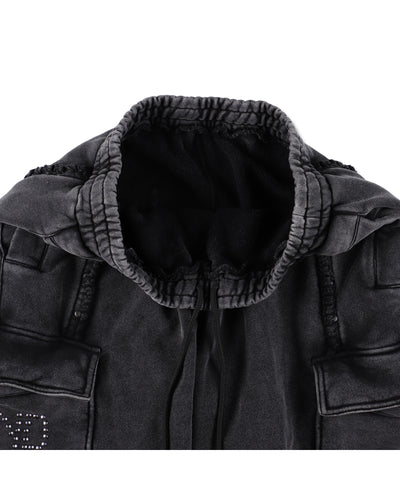 Sulfer Acid Baggy Cargo Pant