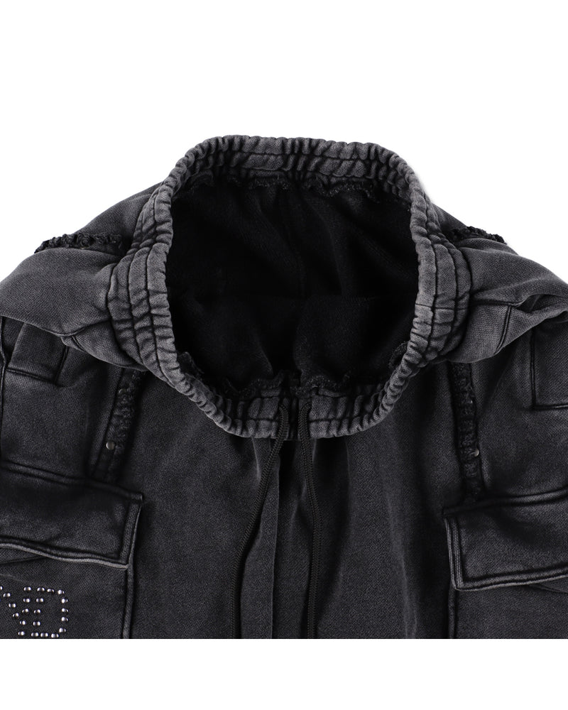 Sulfer Acid Baggy Cargo Pant