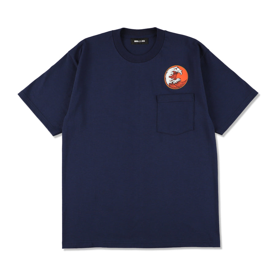 WDS (Billow Wave) Pocket S/S Tee / NAVY