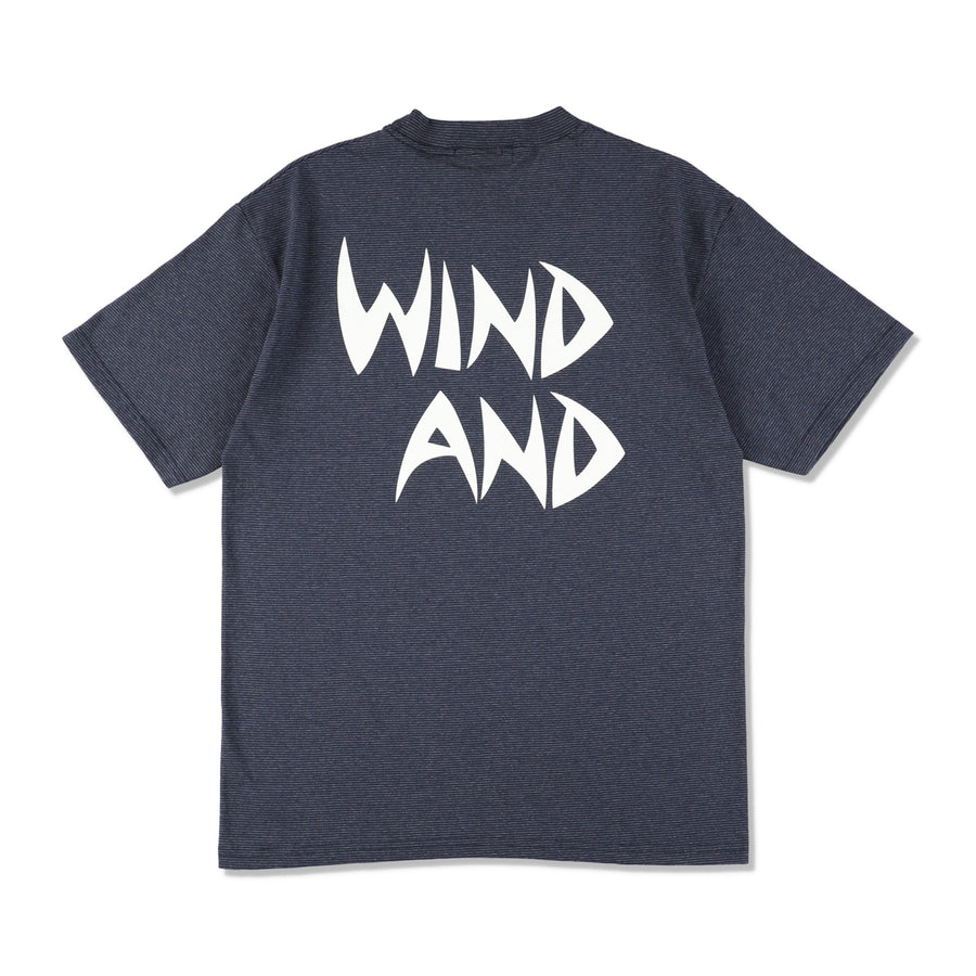 SEASIDAL Micro Stripe S/S Tee / NAVY