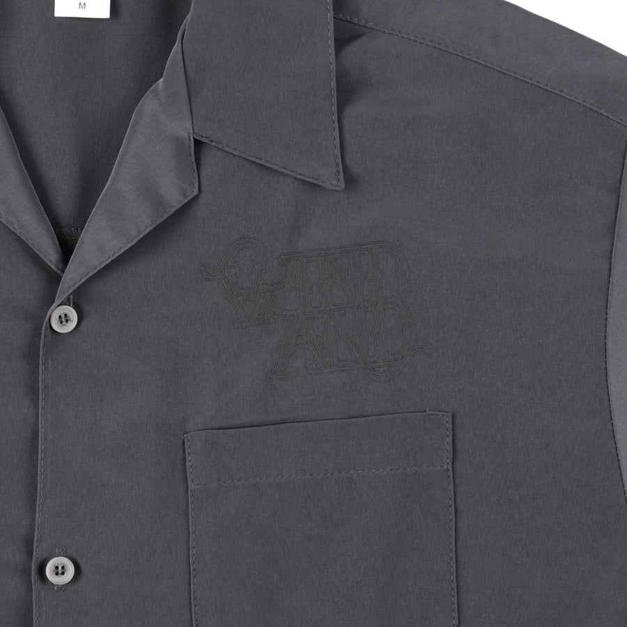 Evil Ways Open Collar S/S Shirt / CHARCOAL