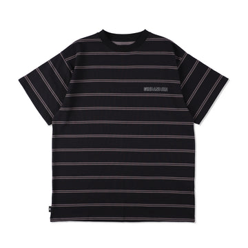 Thick Thin Stripe S/S cut-sewn / BLACK