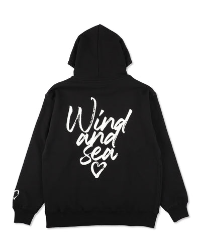 HEART LOGO HOODED SWEATSHIRT