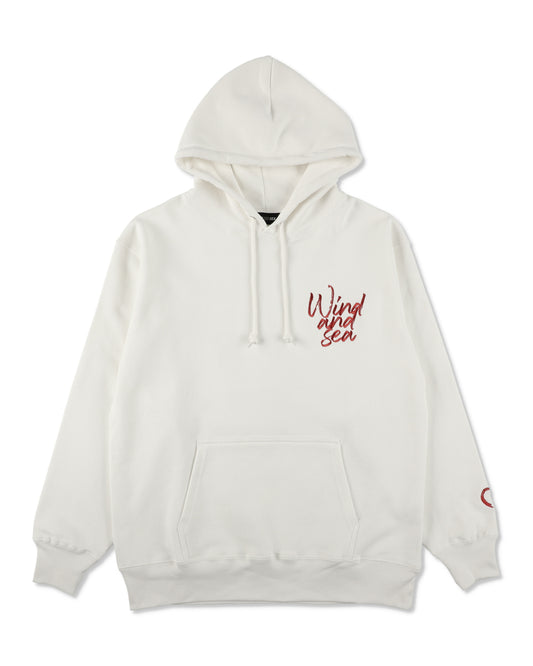 HEART LOGO HOODED SWEATSHIRT