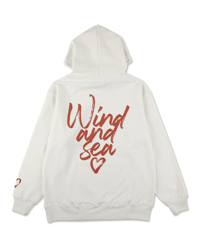 HEART LOGO HOODED SWEATSHIRT
