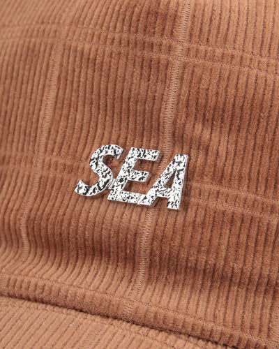 CORDUROY METAL LOGO CAP