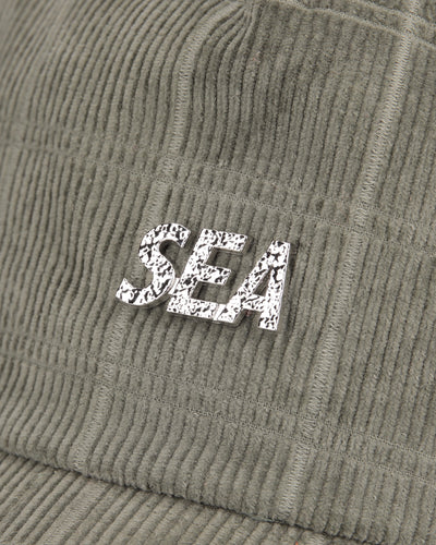 CORDUROY METAL LOGO CAP