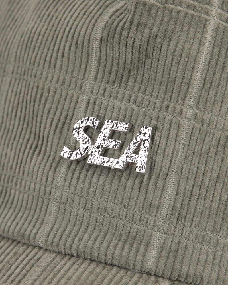 CORDUROY METAL LOGO CAP