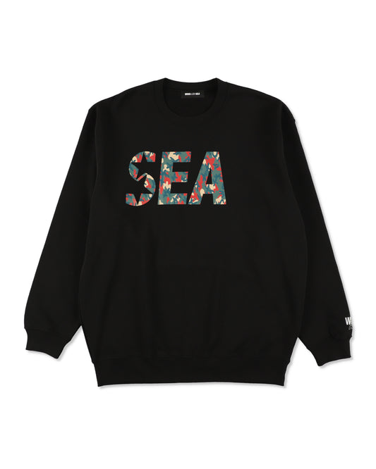 SEA CAMO CREWNECK SWEATSHIRT