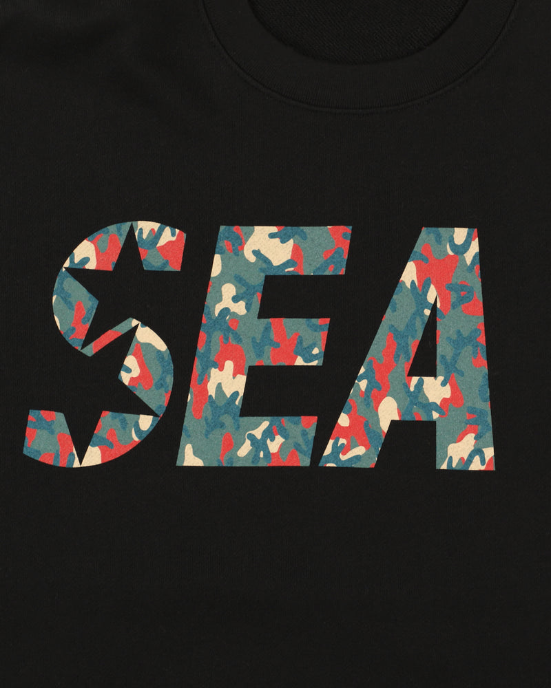 SEA CAMO CREWNECK SWEATSHIRT
