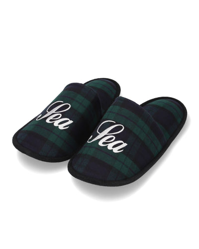 SCRIPT BLACK WATCH SLIPPER