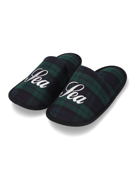 SCRIPT BLACK WATCH SLIPPER