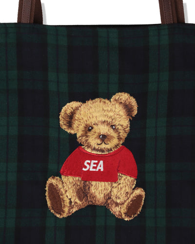 SEA BEAR BLACK WATCH TOTE BAG