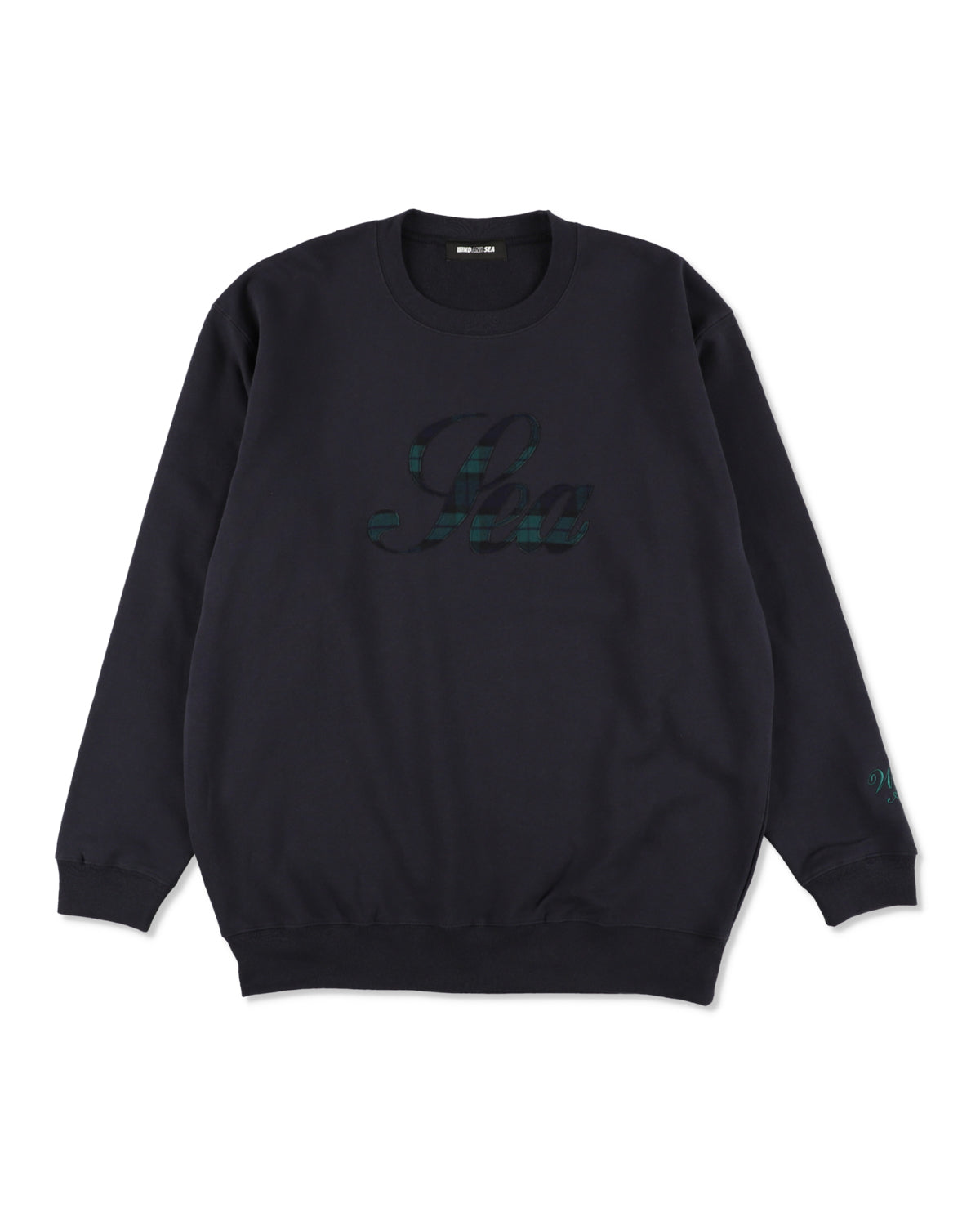 SCRIPT CREW NECK SWEATSHIRT