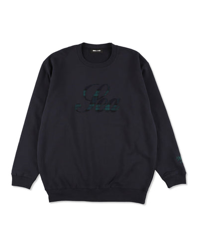 SCRIPT CREW NECK SWEATSHIRT