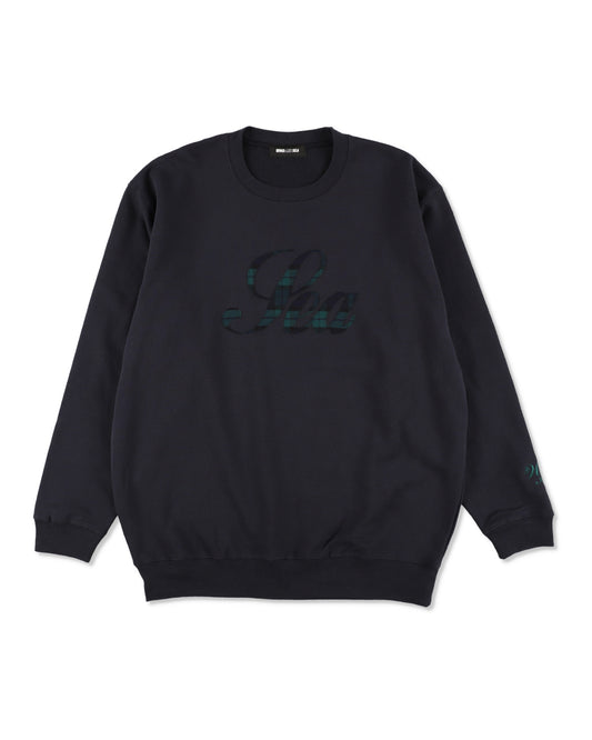 SCRIPT CREW NECK SWEATSHIRT