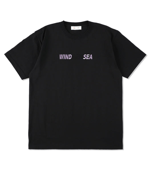 YOU AND SEA- EMBROIDERY TEE / BLACK – WIND AND SEA