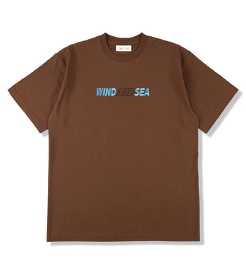 -YOU AND SEA- EMBROIDERY TEE / BROWN