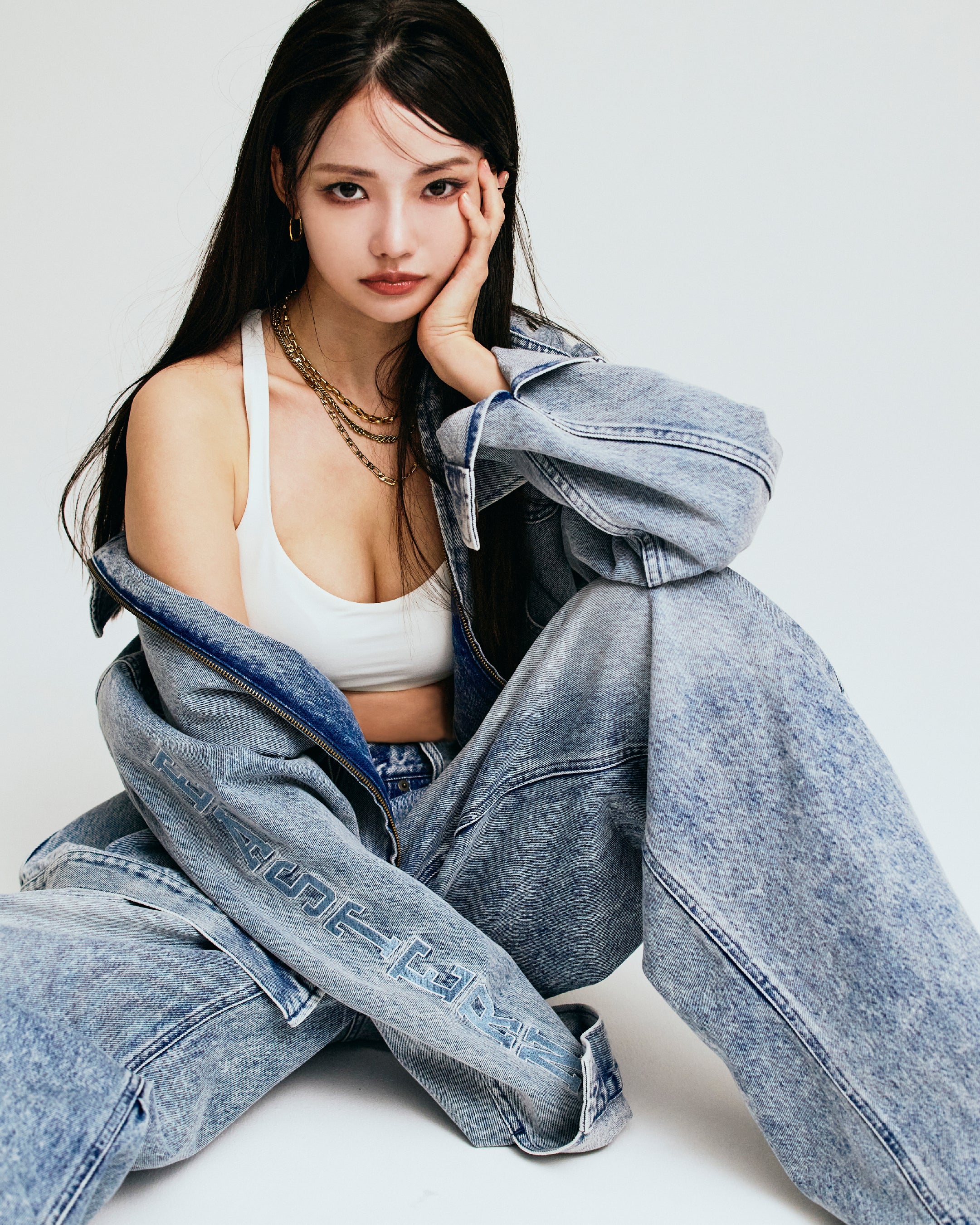 メンズ WIND AND SEA NBA CHAMPIONS Denim Jacket