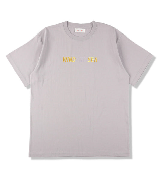 YOU AND SEA- EMBROIDERY TEE / GREY_PURPLE – WIND AND SEA