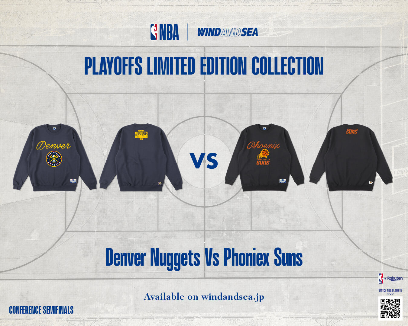NBA 2023 PLAYOFFS LIMITED EDITION COLLECTION – WIND AND SEA
