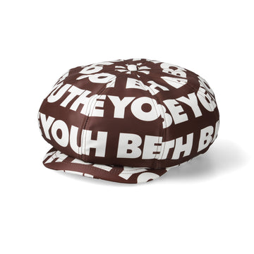 BE YOUTH (pattern) casquette / Brown (AC-189)