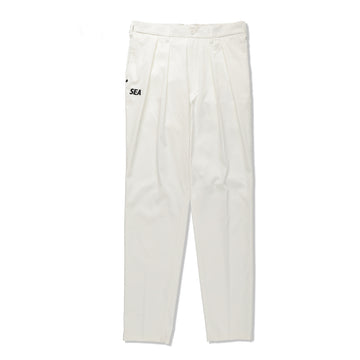 BRIEFING x WDS WIDE TUCK PANTS WDS / WHITE