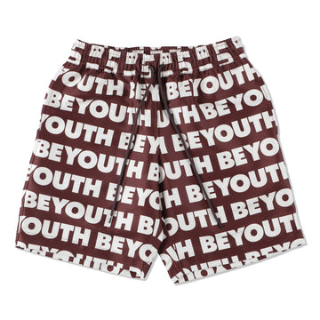 BE YOUTH (pattern) Shorts / Brown (PT-43)